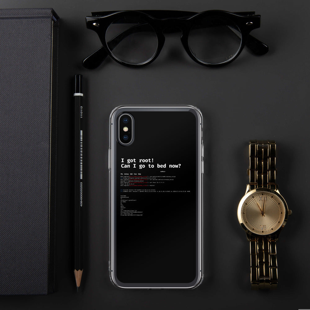 I got root! Can I go to bed now? - iPhone Case by DarkByteGear
