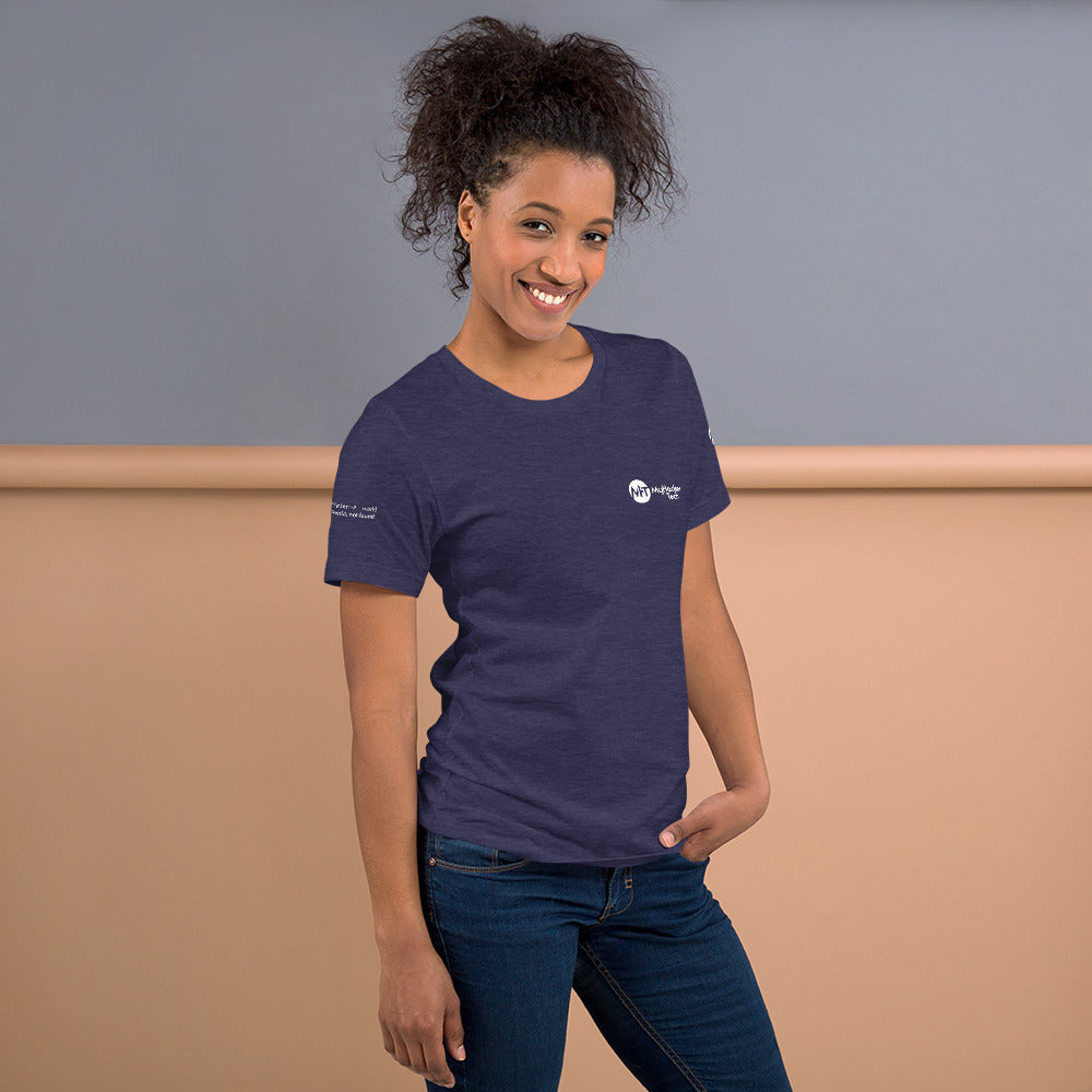 Linux Tweaks - world not found - Short-Sleeve Unisex T-Shirt (with all sides designs) by DarkByteGear