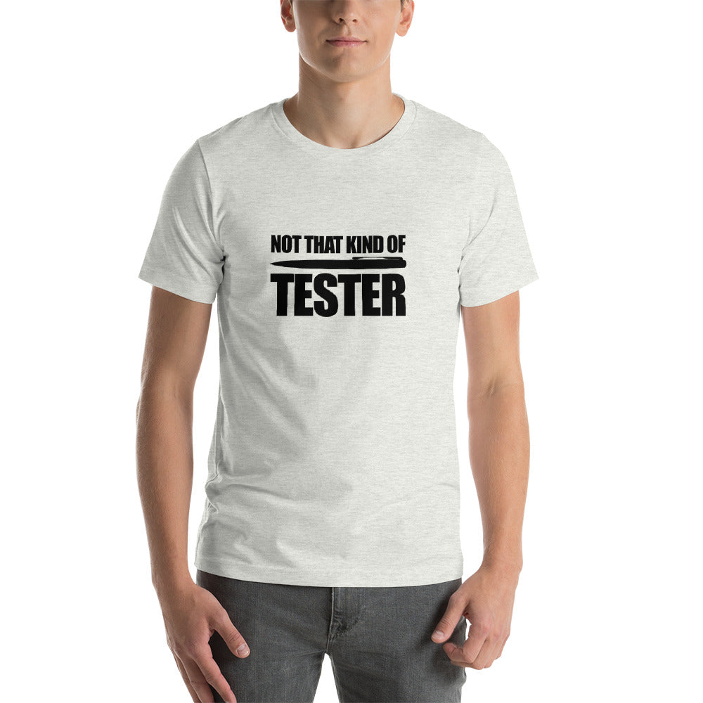 Not that kind of pen tester - Short-Sleeve Unisex T-Shirt (black text) by DarkByteGear