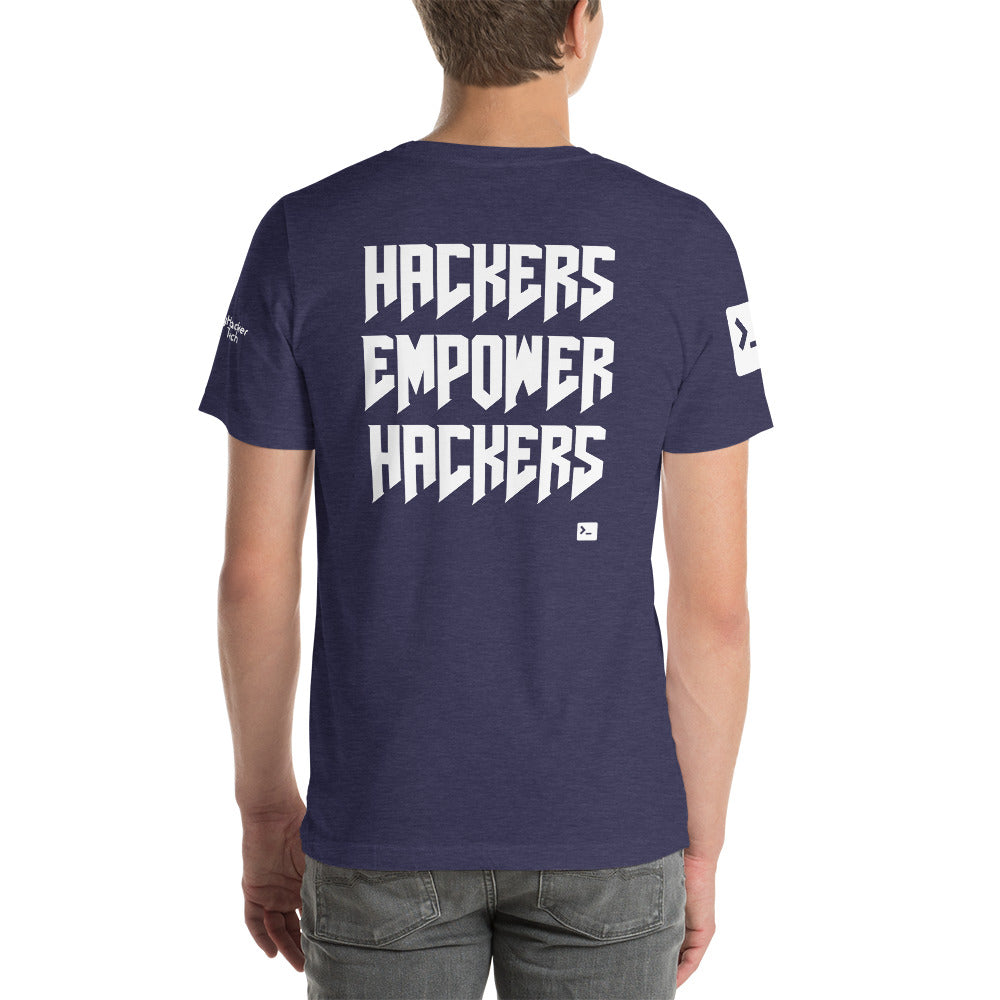Hackers empower hackers - Short-Sleeve Unisex T-Shirt by DarkByteGear