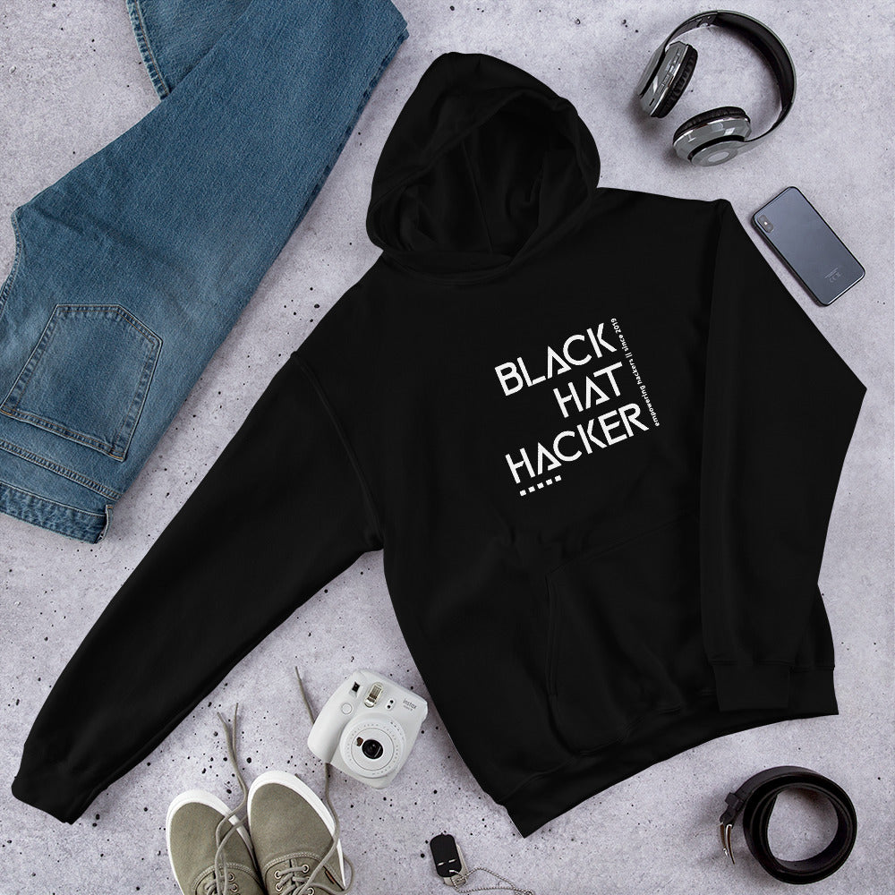 Black Hat Hacker v1 - Unisex Hoodie by DarkByteGear
