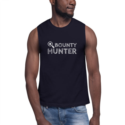 Bug bounty hunter - Muscle Shirt (white text) by DarkByteGear