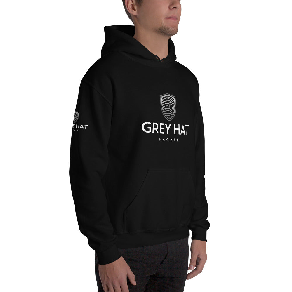 Grey Hat Hacker - Unisex Hoodie by DarkByteGear
