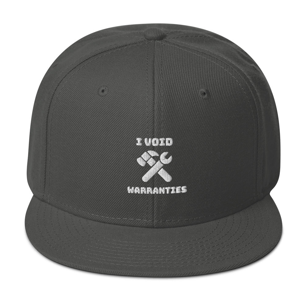 I void warranties - Snapback Hat by DarkByteGear