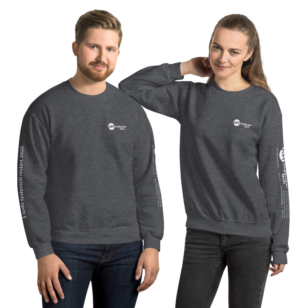 $ sudo systemctl restart 2020 - Unisex Sweatshirt (with all sides design ) by DarkByteGear