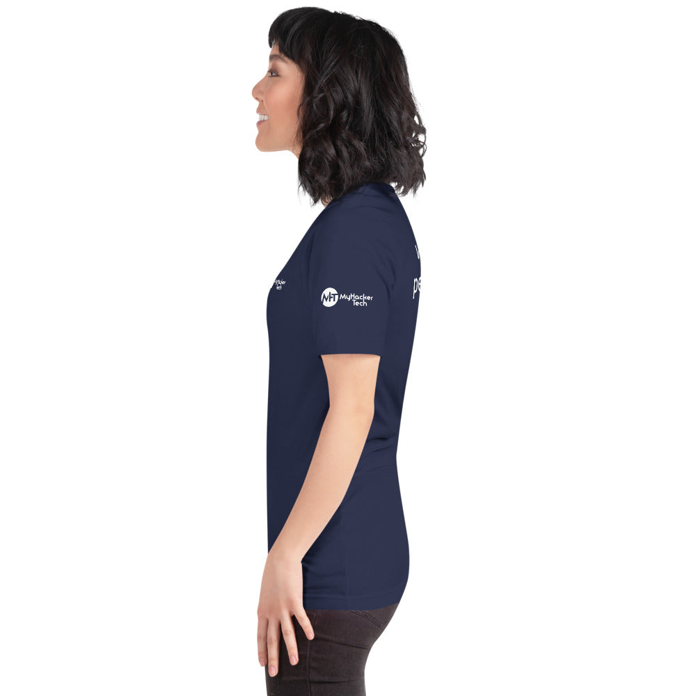 volunteer penetration tester - Short-Sleeve Unisex T-Shirt ( with all sides designs) by DarkByteGear