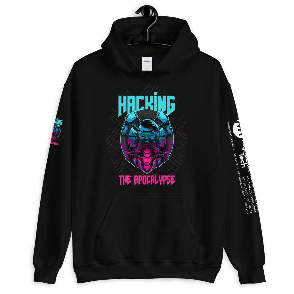 Hacking the apocalypse v2 - Unisex Hoodie by DarkByteGear