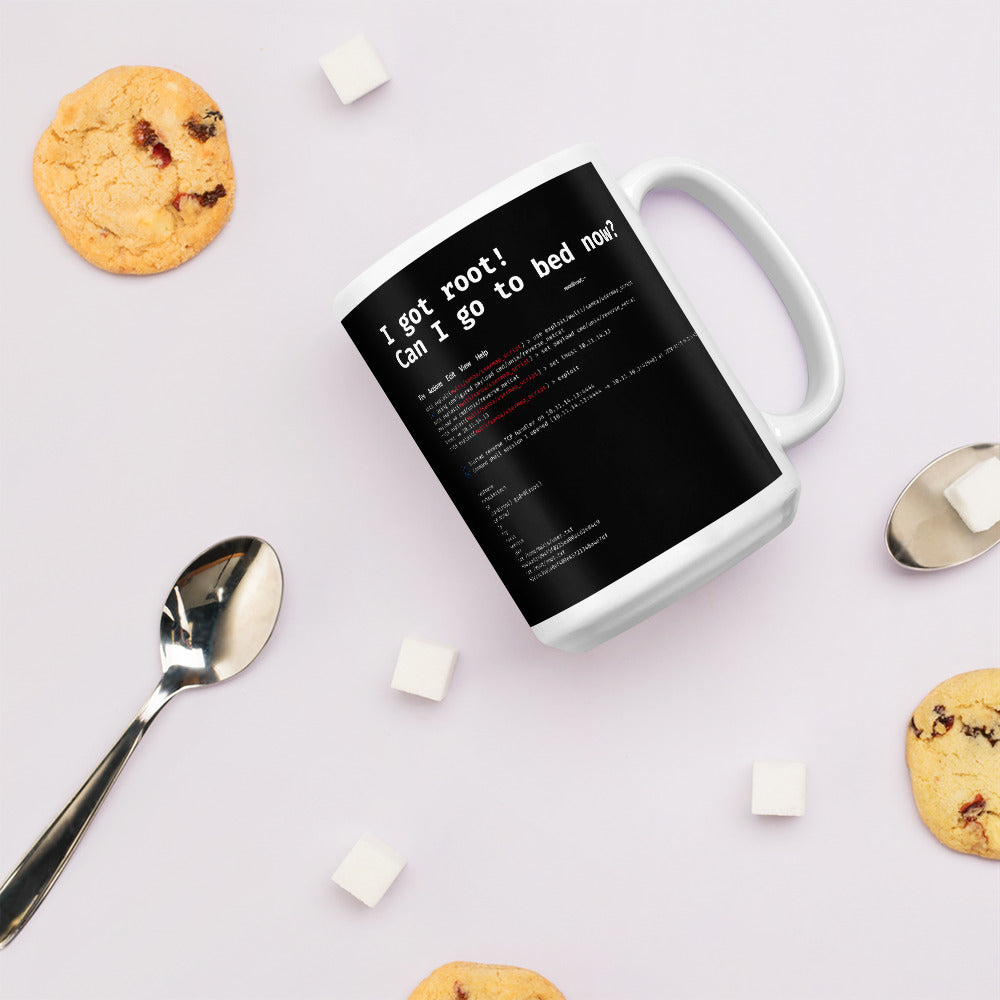 I got root! Can I go to bed now? - Mug by DarkByteGear