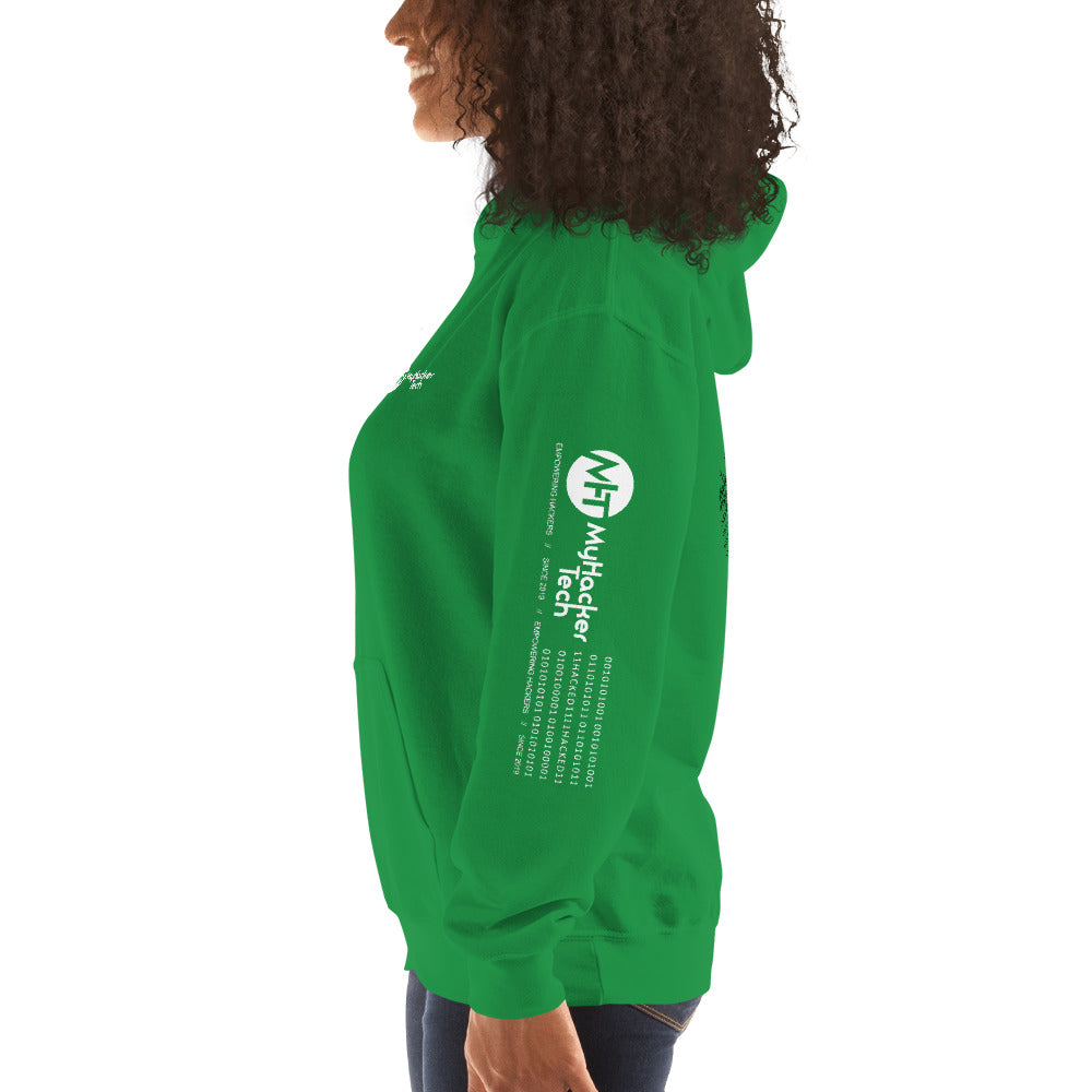 Hacking the apocalypse v1 - Unisex Hoodie (with all sides design) by DarkByteGear