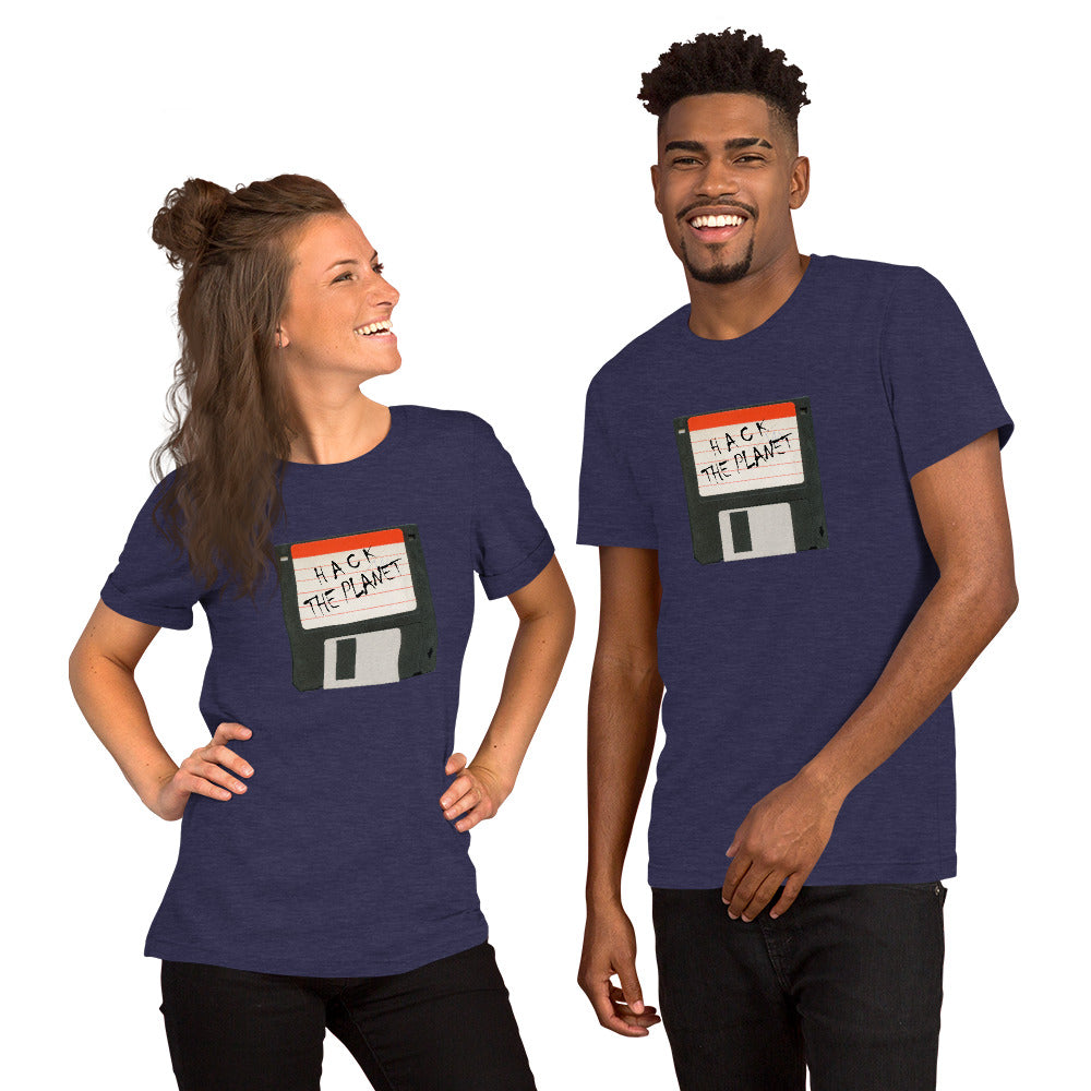 Hack the planet - Short-Sleeve Unisex T-Shirt by DarkByteGear