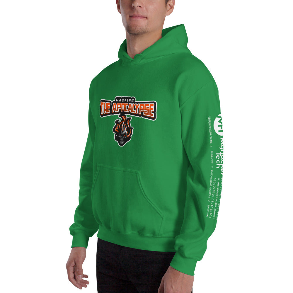 Hacking the apocalypse v1 - Unisex Hoodie (with all sides design) by DarkByteGear