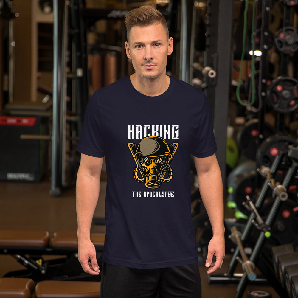 Hacking the Apocalypse - Short-Sleeve Unisex T-Shirt by DarkByteGear