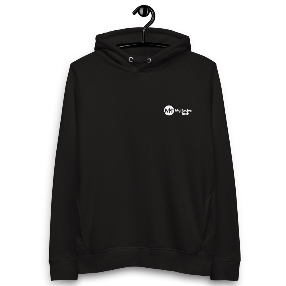 MyHackerTech Classic - Unisex pullover hoodie (with back design) by DarkByteGear