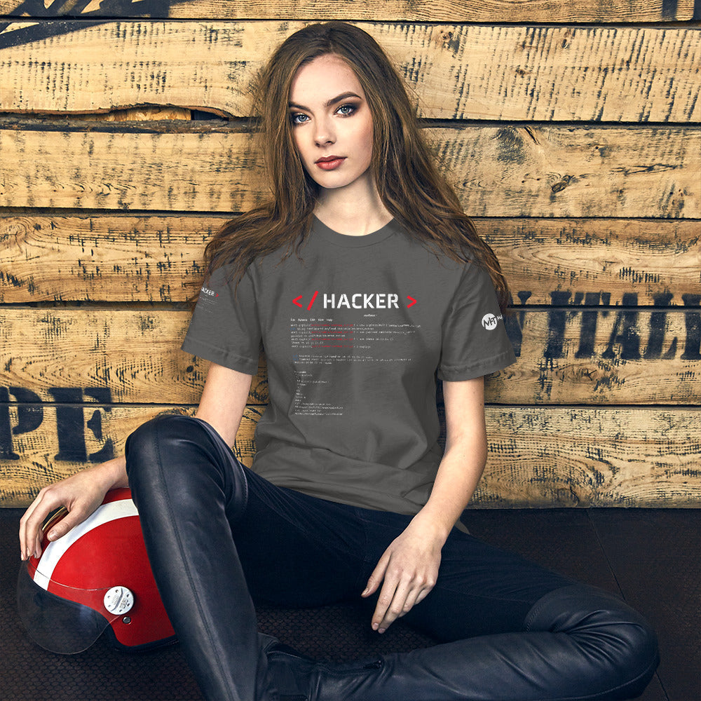 Hacker v.1 - Short-Sleeve Unisex T-Shirt by DarkByteGear