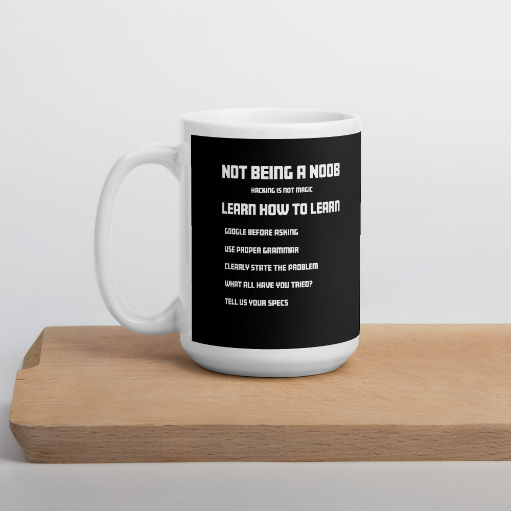 Not Being A Noob - Mug by DarkByteGear