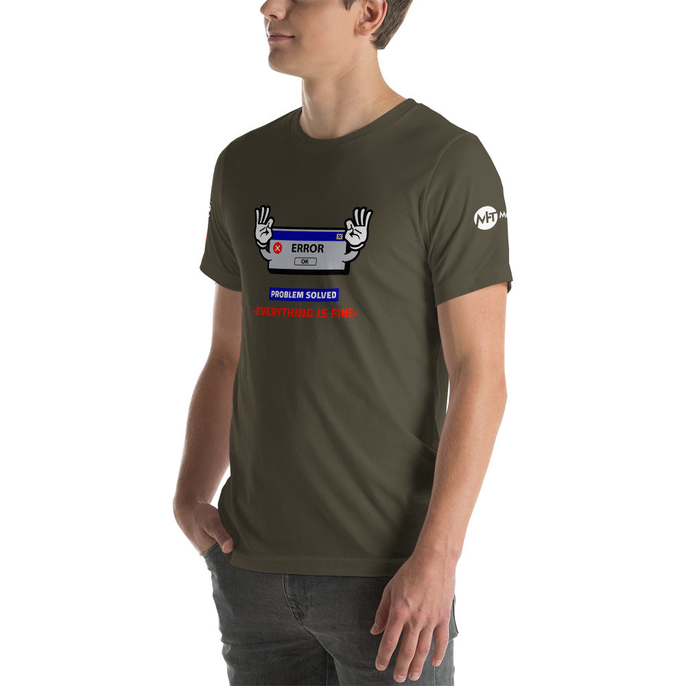 Problem solved - Short-Sleeve Unisex T-Shirt by DarkByteGear
