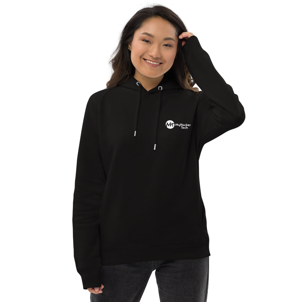 MyHackerTech Classic - Unisex pullover hoodie (with back design) by DarkByteGear