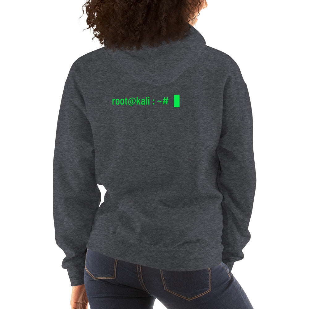 root at kali - Unisex Hoodie by DarkByteGear