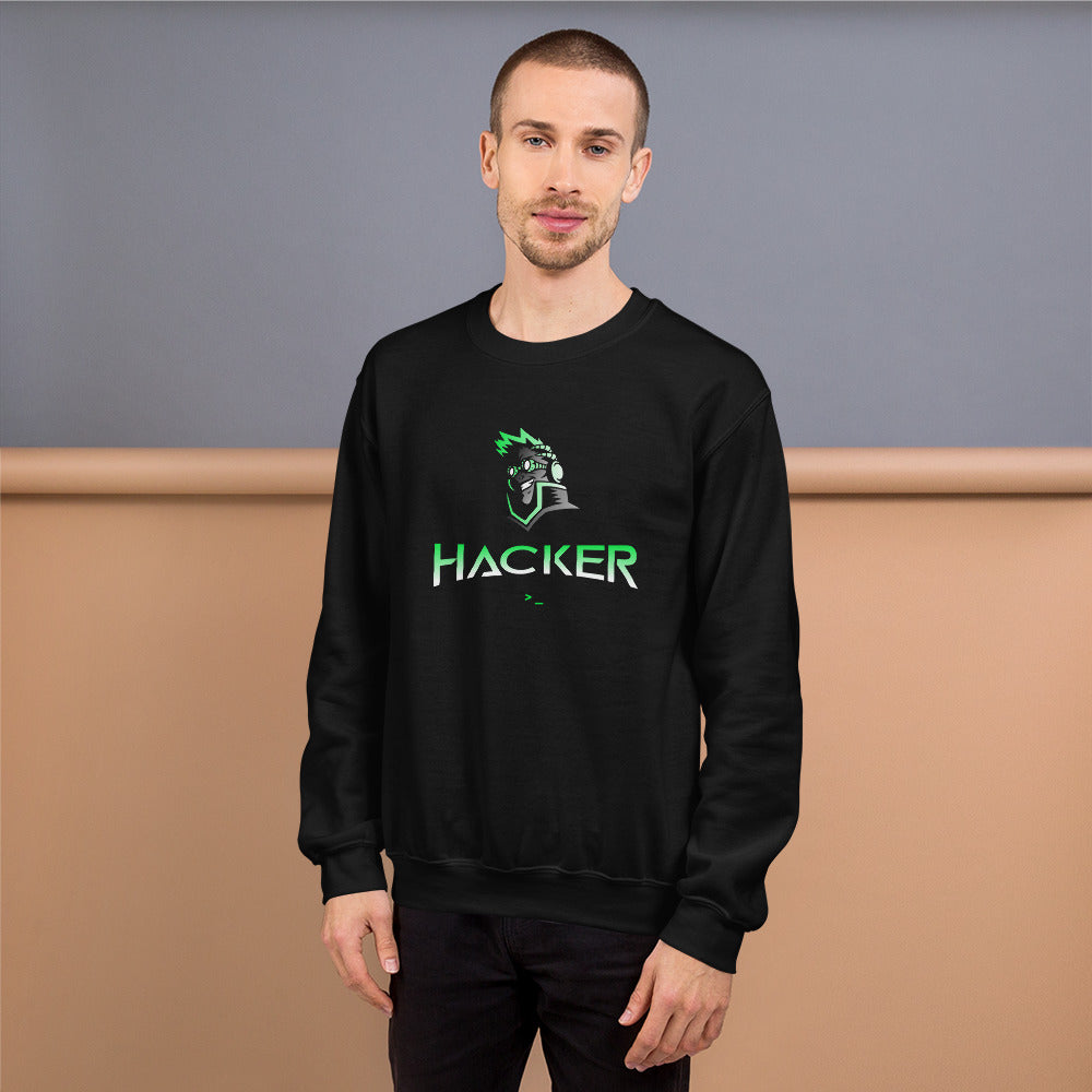Hacker v.1 - Unisex Sweatshirt by DarkByteGear