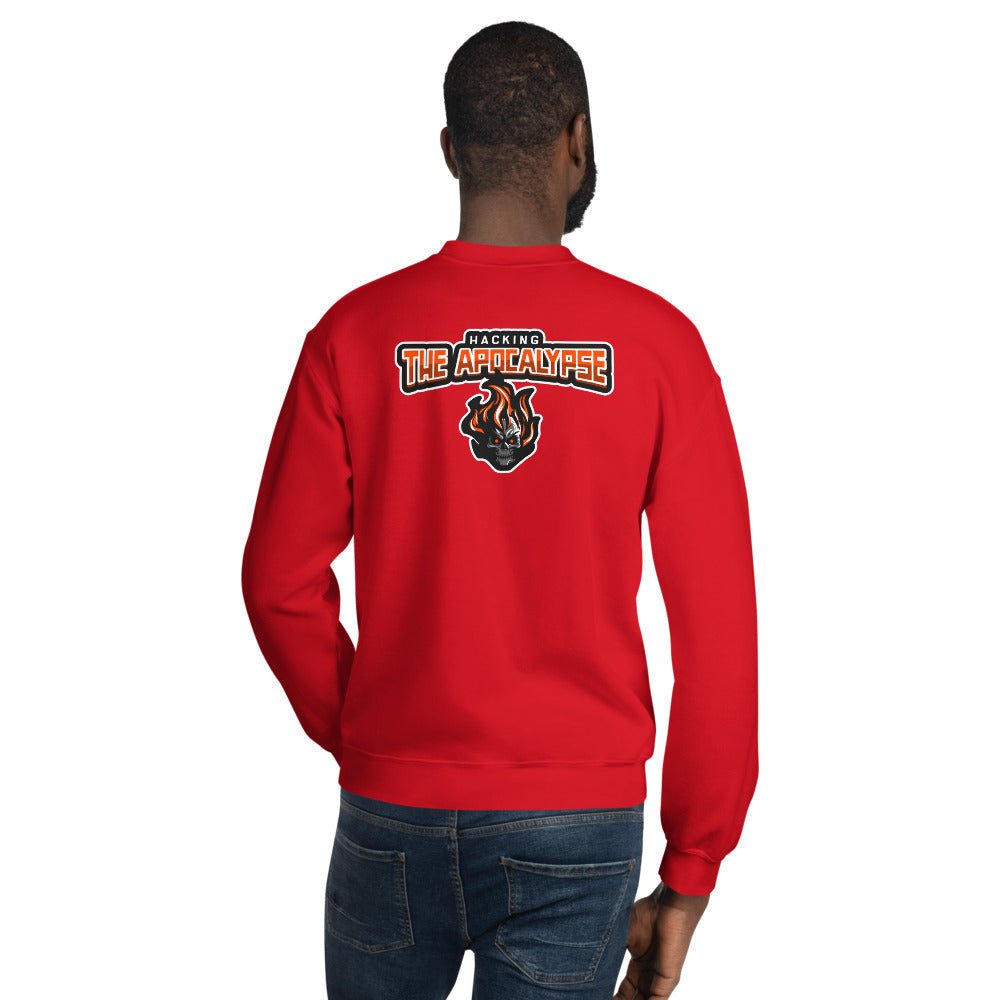 Hacking the Apocalypse v.1 - Unisex Sweatshirt by DarkByteGear