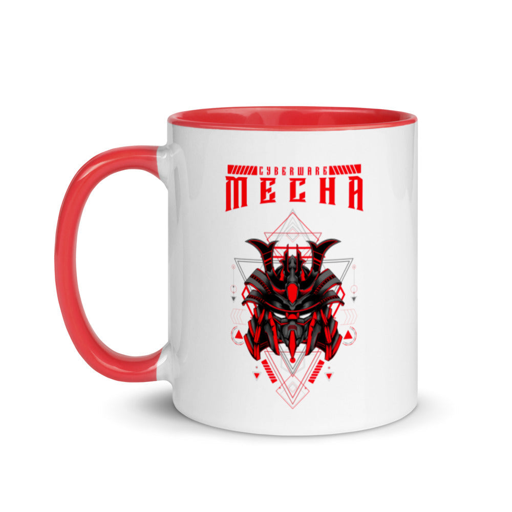 CyberWare Mecha - Mug with Color Inside by DarkByteGear
