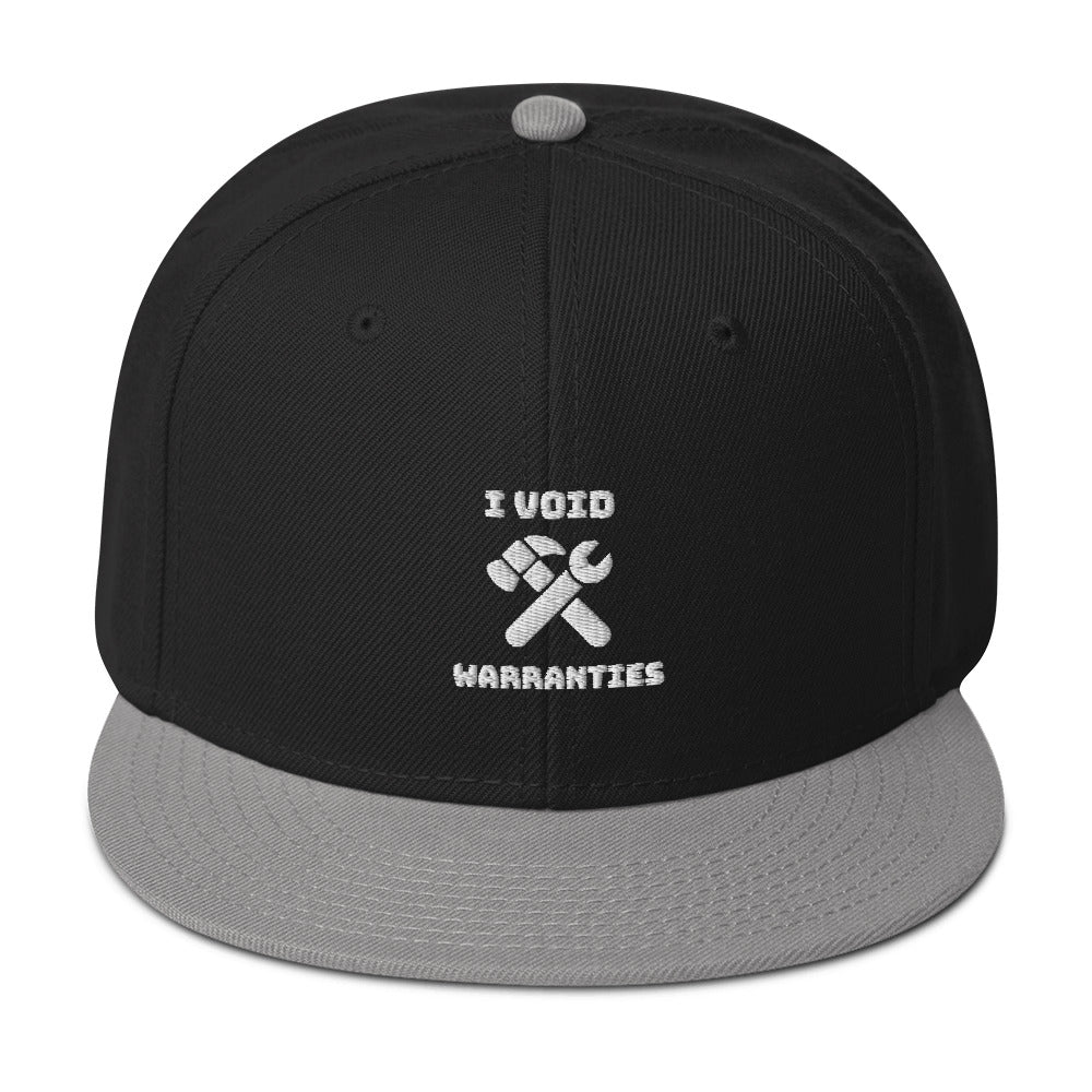 I void warranties - Snapback Hat by DarkByteGear