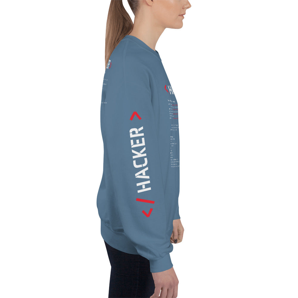 Hacker v.1 - Unisex Sweatshirt by DarkByteGear