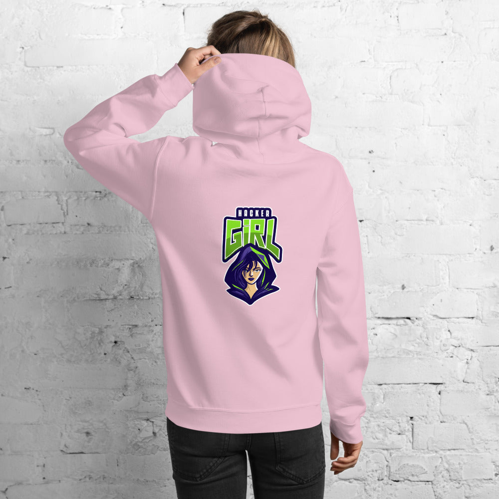 Hackergirl v.1 - Unisex Hoodie by DarkByteGear