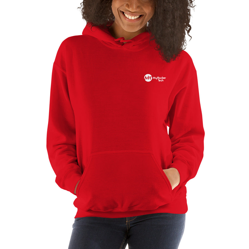 stay at at home, wear a mask - Unisex Hoodie (with back design) by DarkByteGear
