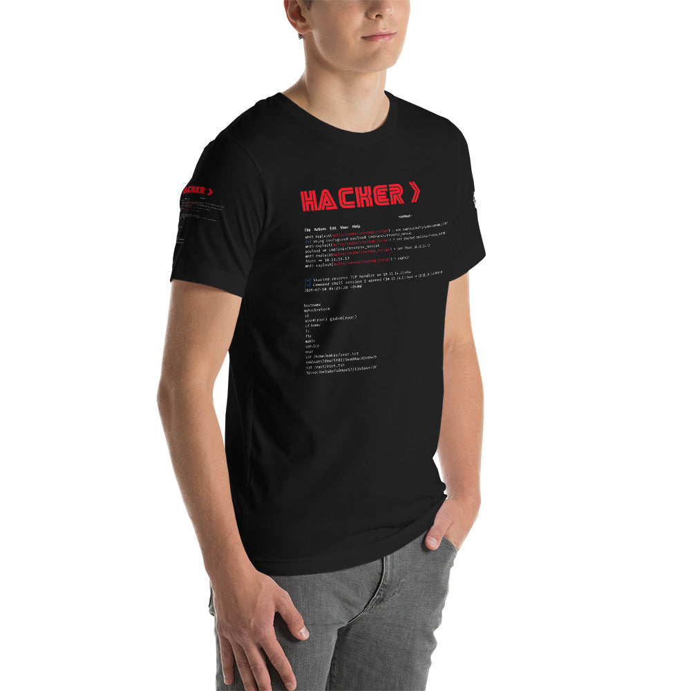 Hacker v3 - Short-Sleeve Unisex T-Shirt by DarkByteGear
