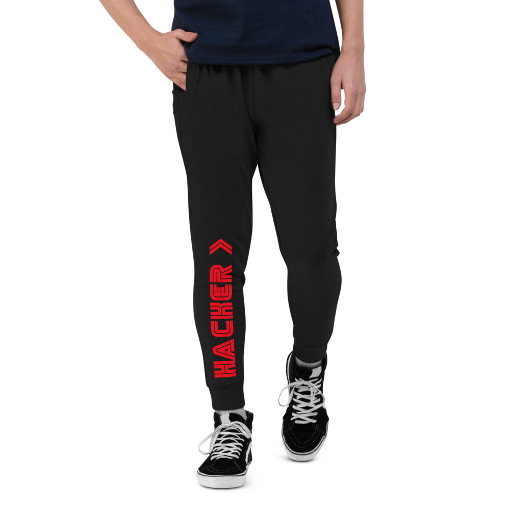 Hacker v3 - Unisex Skinny Joggers by DarkByteGear