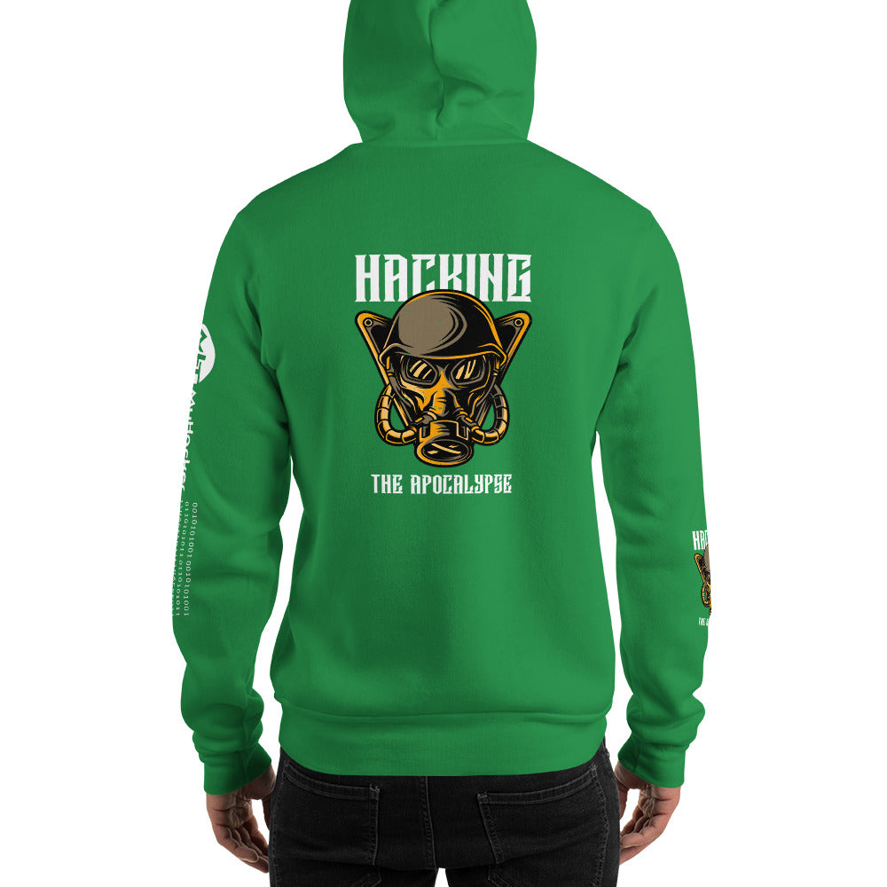 Hacking the apocalypse - Unisex Hoodie (with all sides design) by DarkByteGear