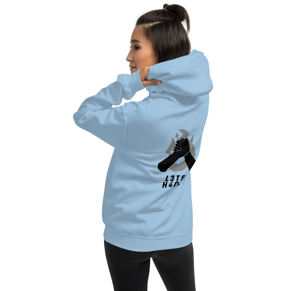 L3ts H4ck - Unisex Hoodie (black text) by DarkByteGear