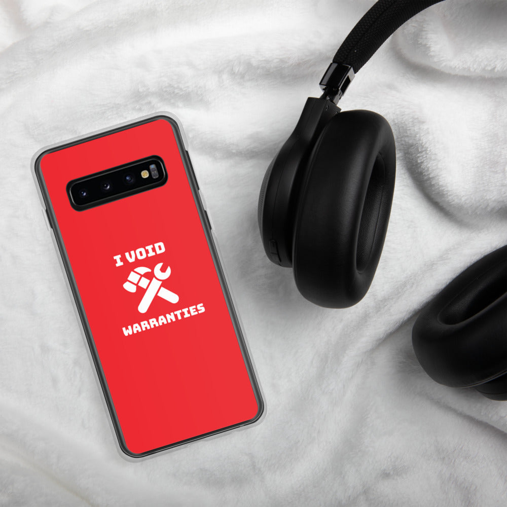 I void warranties - Samsung Case (red) by DarkByteGear