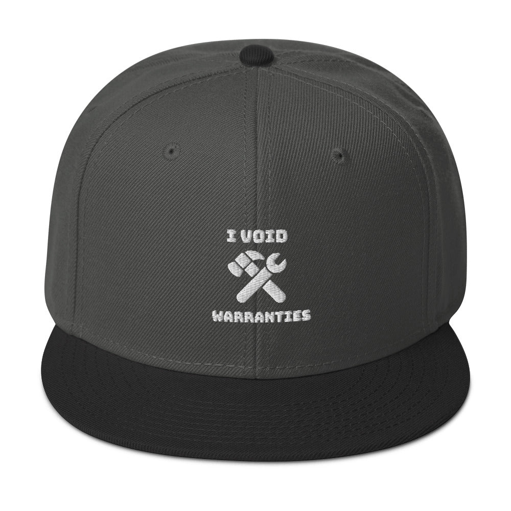 I void warranties - Snapback Hat by DarkByteGear