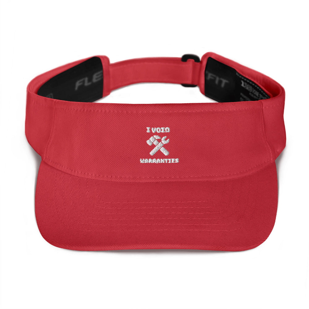 I void warranties - Visor (white text) by DarkByteGear