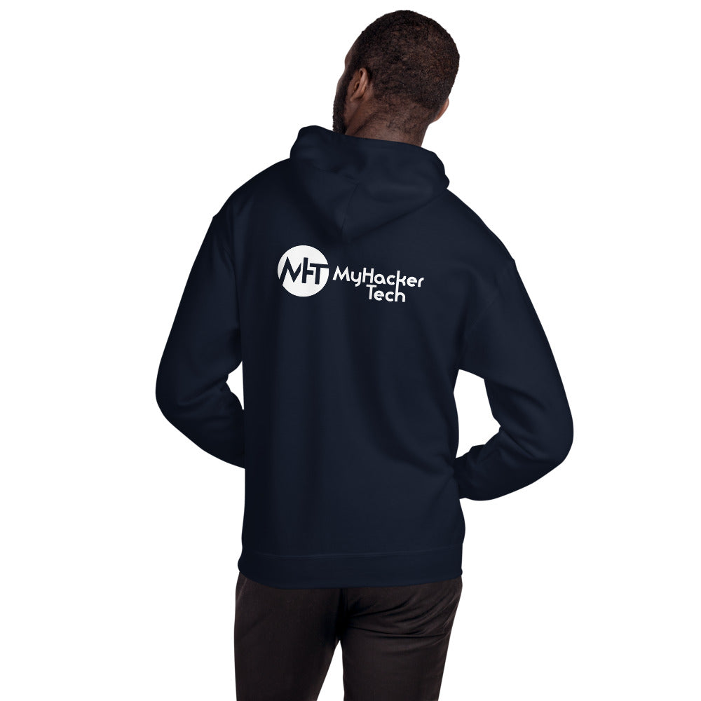 MyHackerTech Classic - Unisex Hoodie (with back design) by DarkByteGear