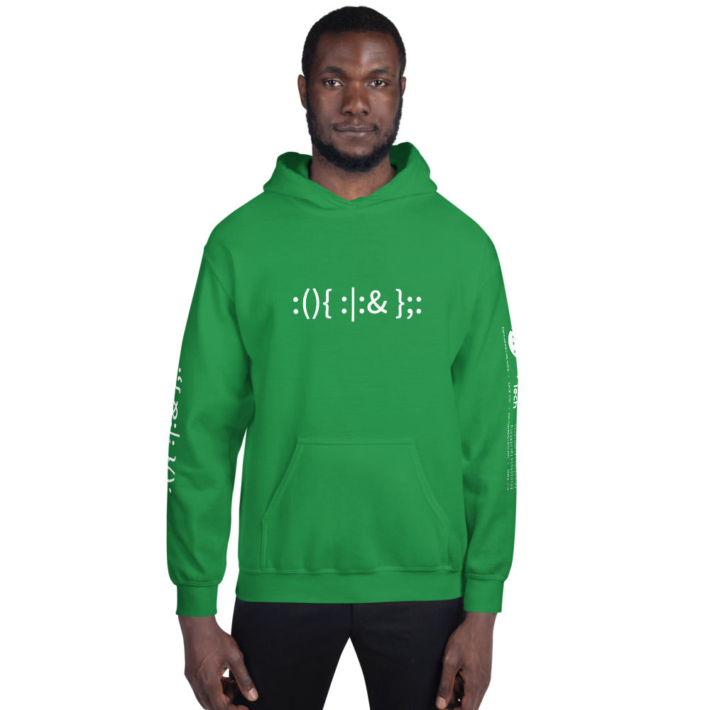 Linux Hackers - Bash Fork Bomb - Unisex Hoodie by DarkByteGear