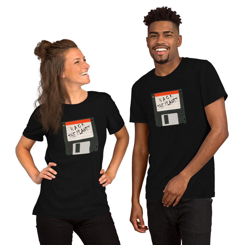 Hack the planet - Short-Sleeve Unisex T-Shirt by DarkByteGear