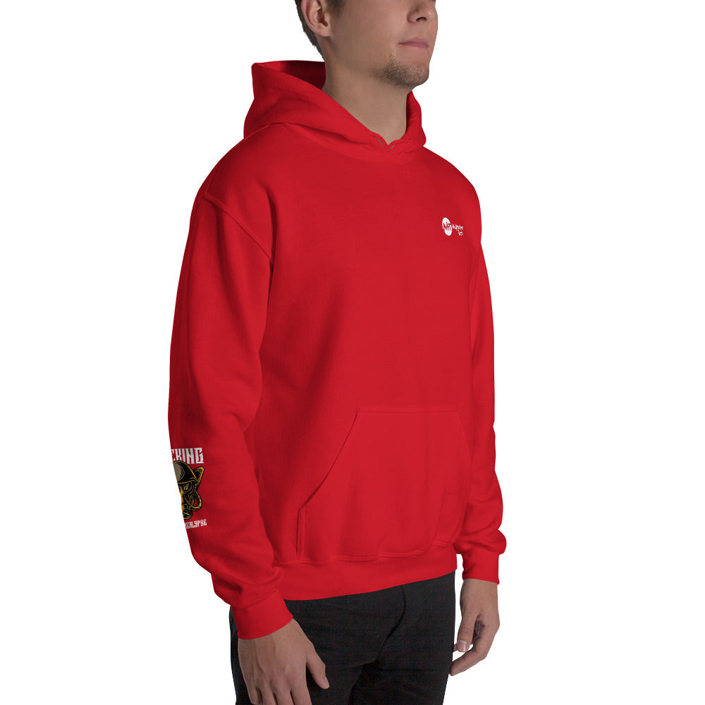 Hacking the apocalypse - Unisex Hoodie (with all sides design) by DarkByteGear