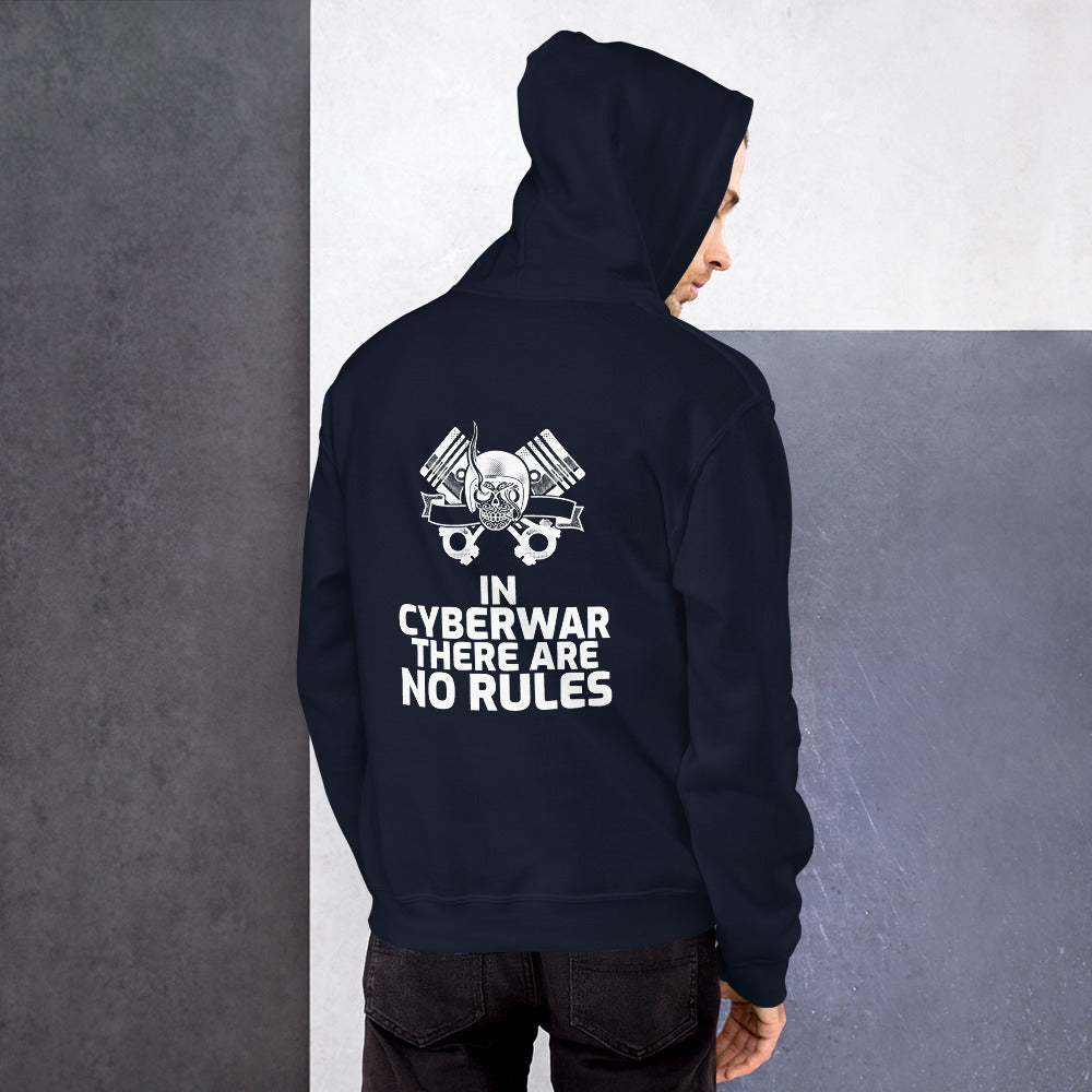 In cyberwar, there are no rules - Unisex Hoodie by DarkByteGear