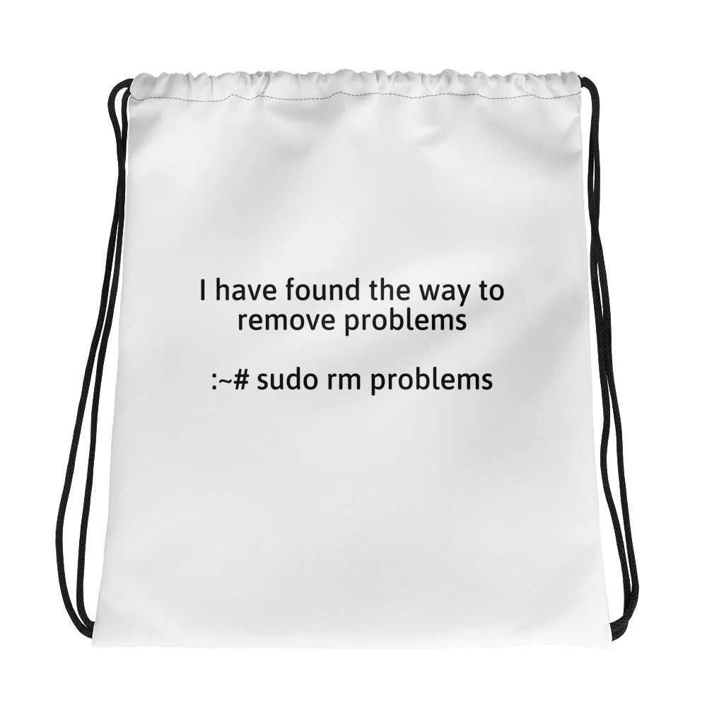 I have found the way to remove problems - Drawstring bag by DarkByteGear