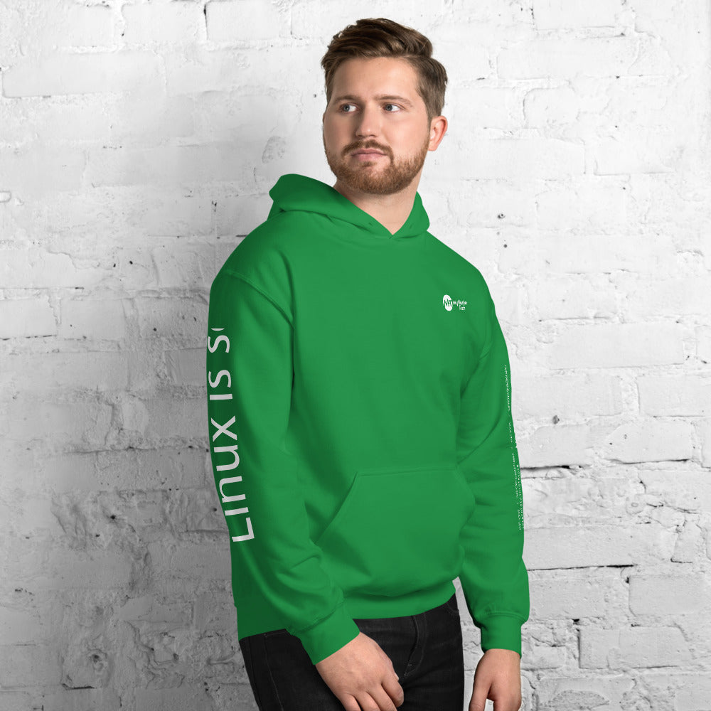Linux is sexy - Unisex Hoodie ( with all sides designs ) by DarkByteGear