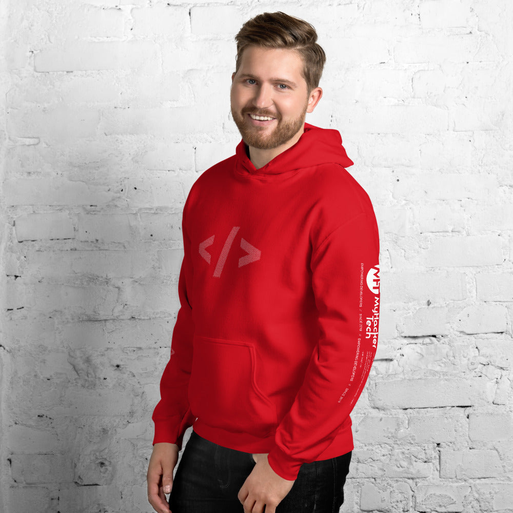 Culture of code in ASCII characters - Unisex Hoodie by DarkByteGear