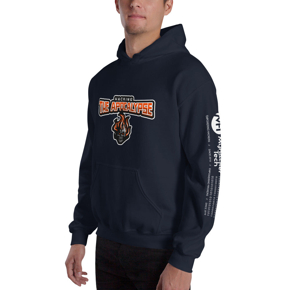 Hacking the apocalypse v1 - Unisex Hoodie (with all sides design) by DarkByteGear