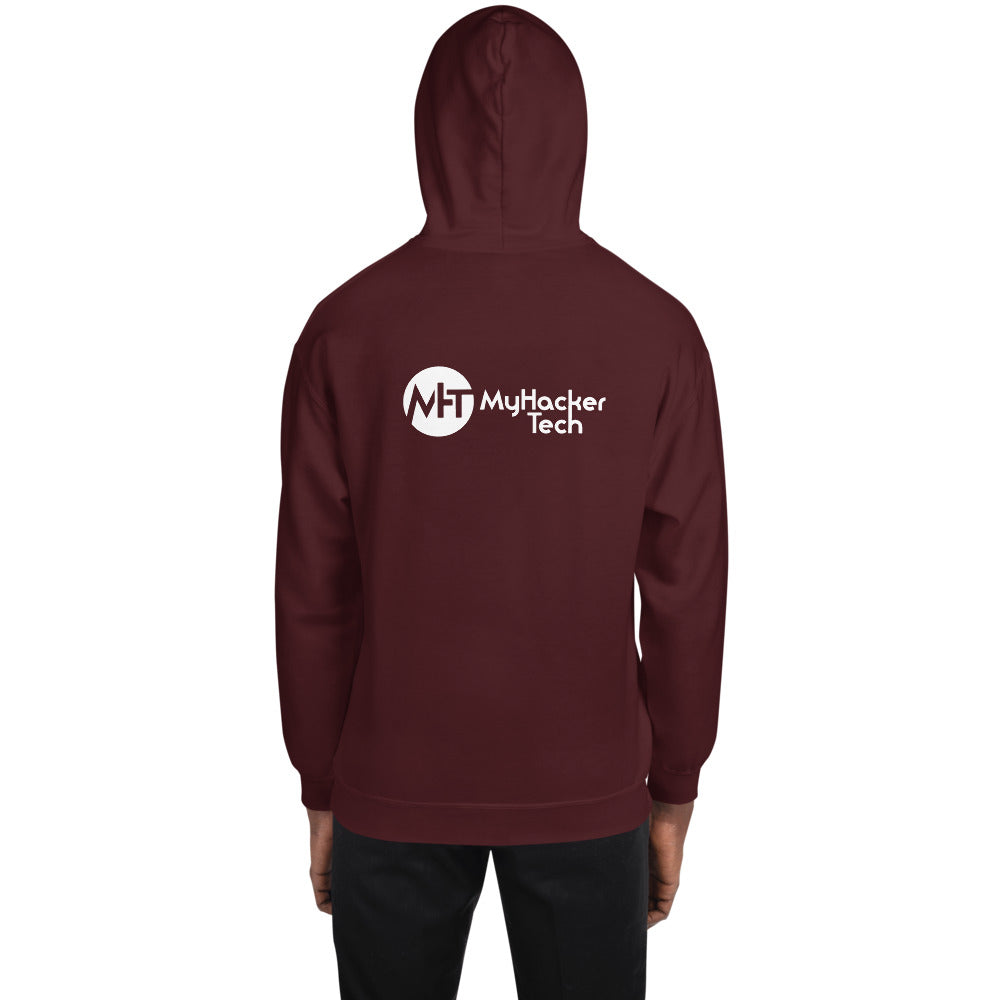 MyHackerTech Classic - Unisex Hoodie (with back design) by DarkByteGear