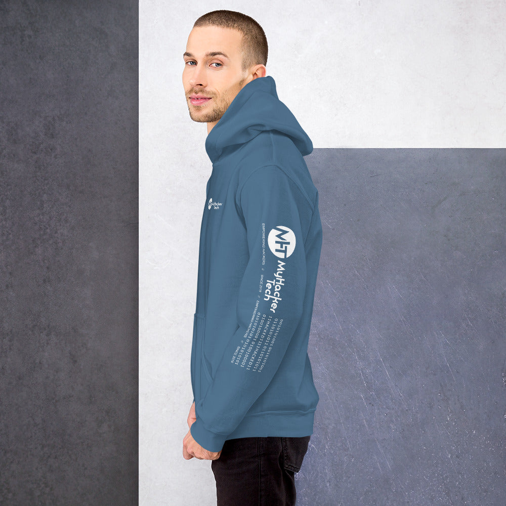 stay at at home, wear a mask - Unisex Hoodie (with all sides design ) by DarkByteGear