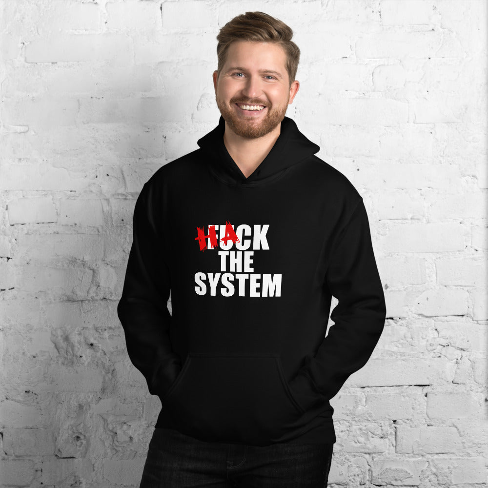 Hack the system - Unisex Hoodie by DarkByteGear