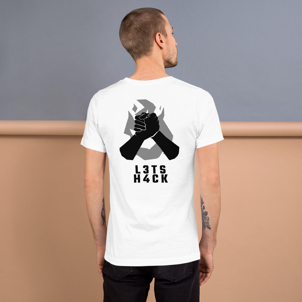 L3ts H4ck - Short-Sleeve Unisex T-Shirt by DarkByteGear
