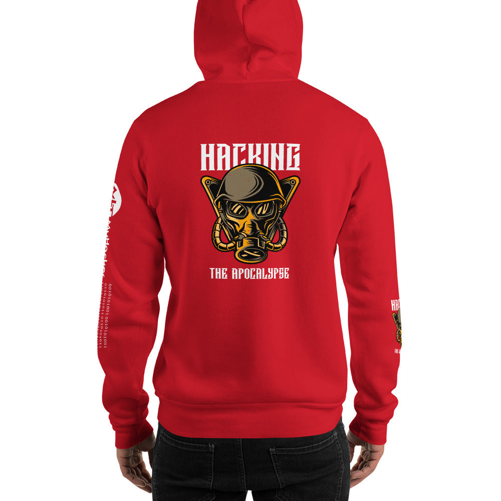 Hacking the apocalypse - Unisex Hoodie (with all sides design) by DarkByteGear